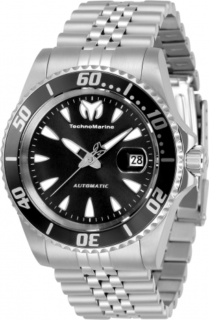 TechnoMarine 自動巻き腕時計 (モデル:TM-219074) ゴールド, ゴールド, 自動巻き腕時計。 Technomarine Sea Manta Automatic Blue Dial Mens Watch TM-219074