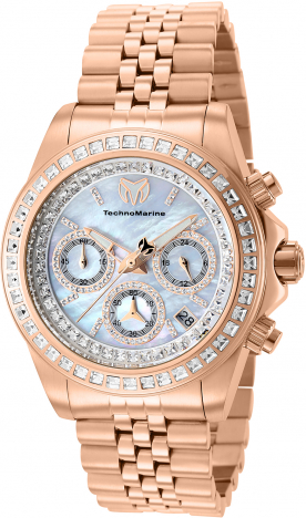 Technomarine ダイヤモンド　DC05 TM PAVE Women's Techno Marine TechnoDiamond MOP Stainless Steel