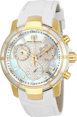 TechnoMarine クロノグラフ イエロー TechnoMarine Women's TM-117046 Cruise Valentine 40mm Watch